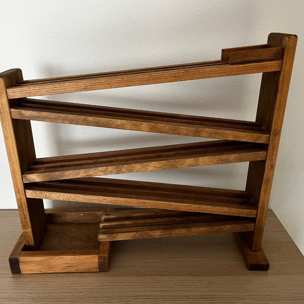 Amish Toy Marble Roller Racetrack